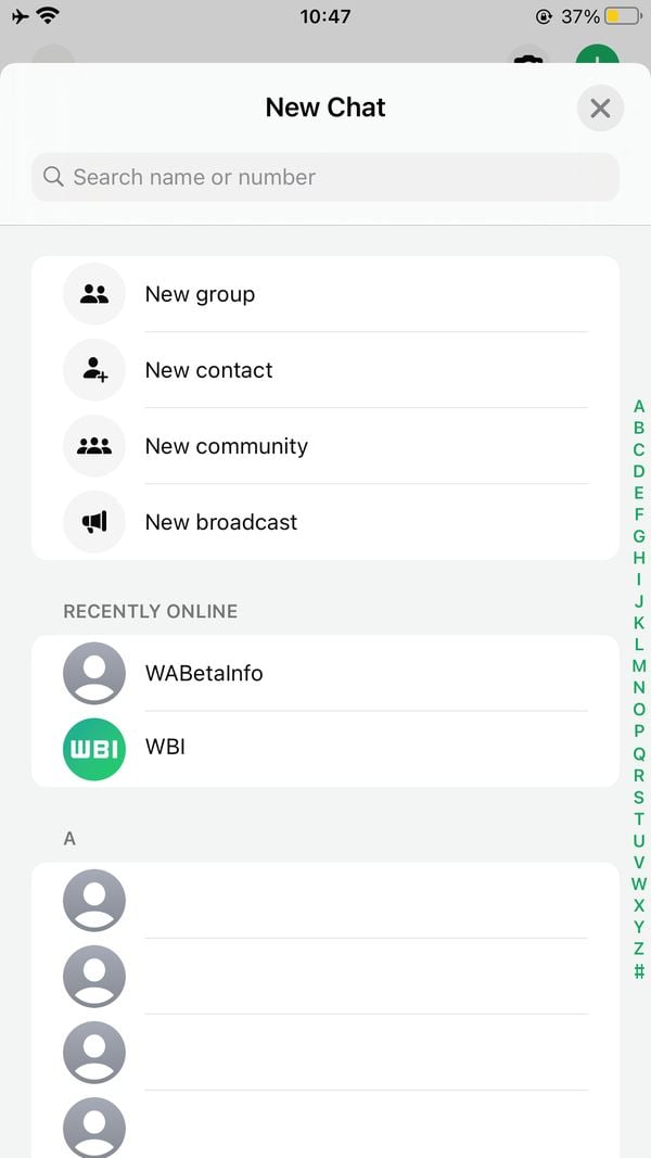 Récent en ligne : la nouvelle fonctionnalité de WhatsApp pour Android et iOS